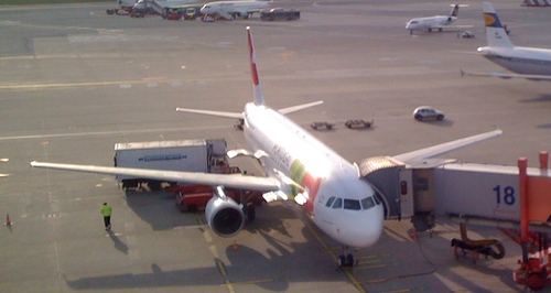 TAP Lissabon Portugal Hamburg Flughafen