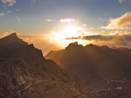 Teneriffa Gebirge Masca Schlucht Wandern Karte Urlaub Reise