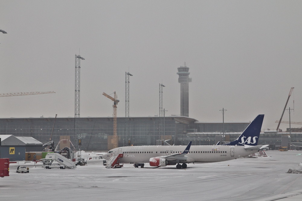 Reisebericht Oslo - Tower am Flughafen Gardermoen