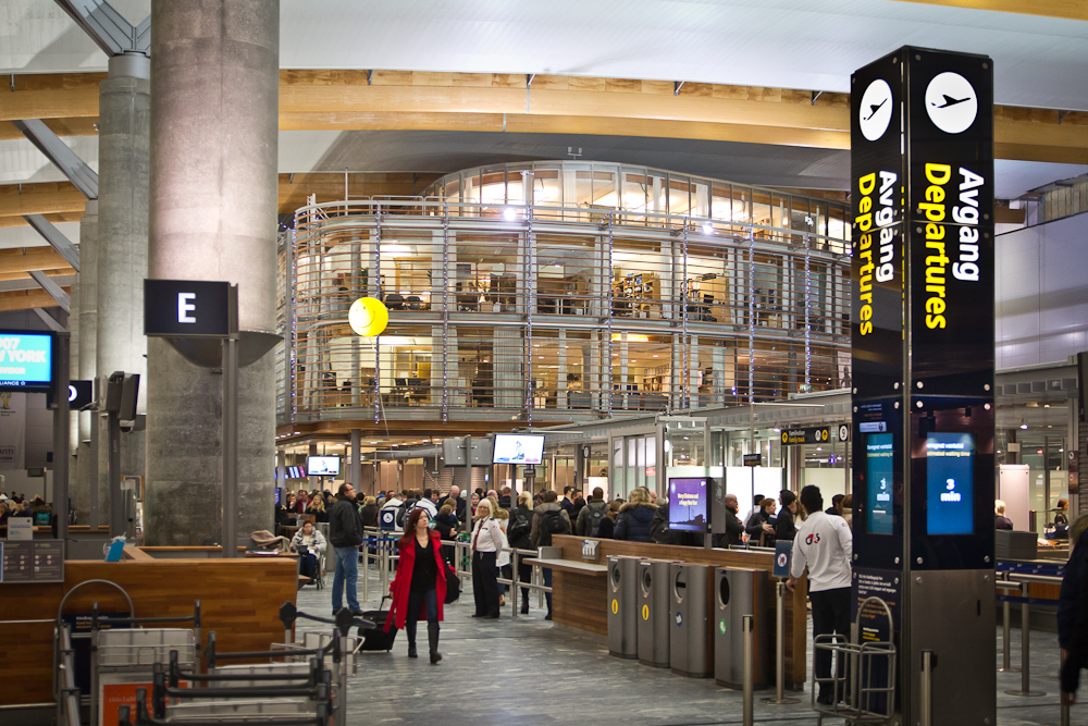 Terminal Flughafen Oslo Gardermoen