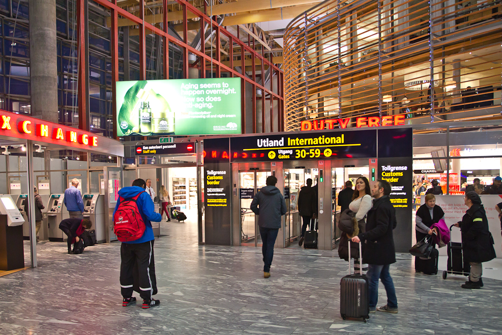 Terminal Flughafen Oslo Gardermoen
