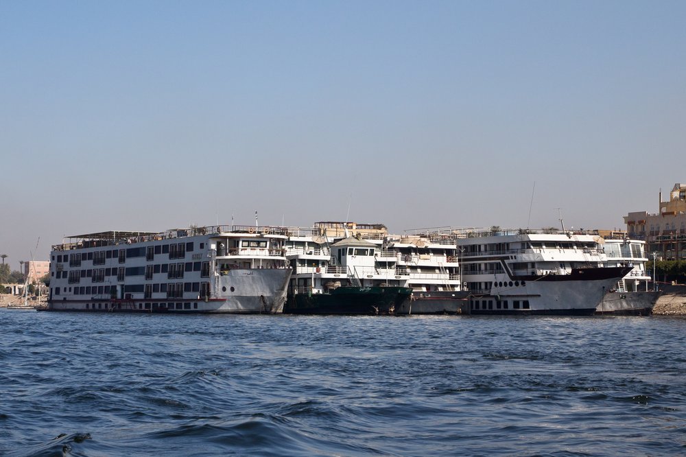 Nil-Kreuzfahrtschiffe in Luxor