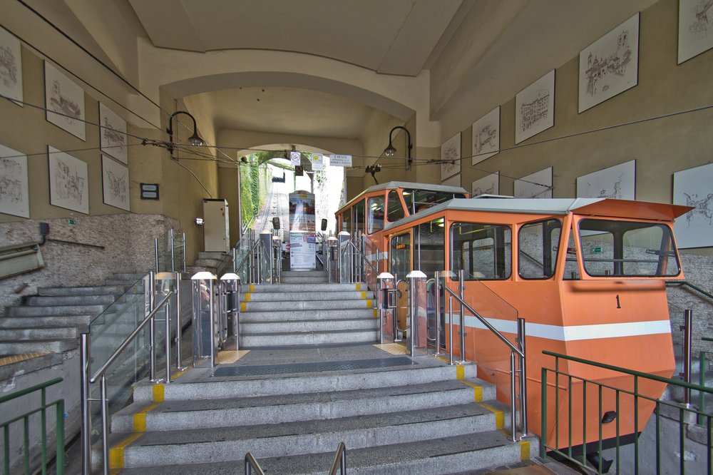 Funicolare Bergamo standseilbahn