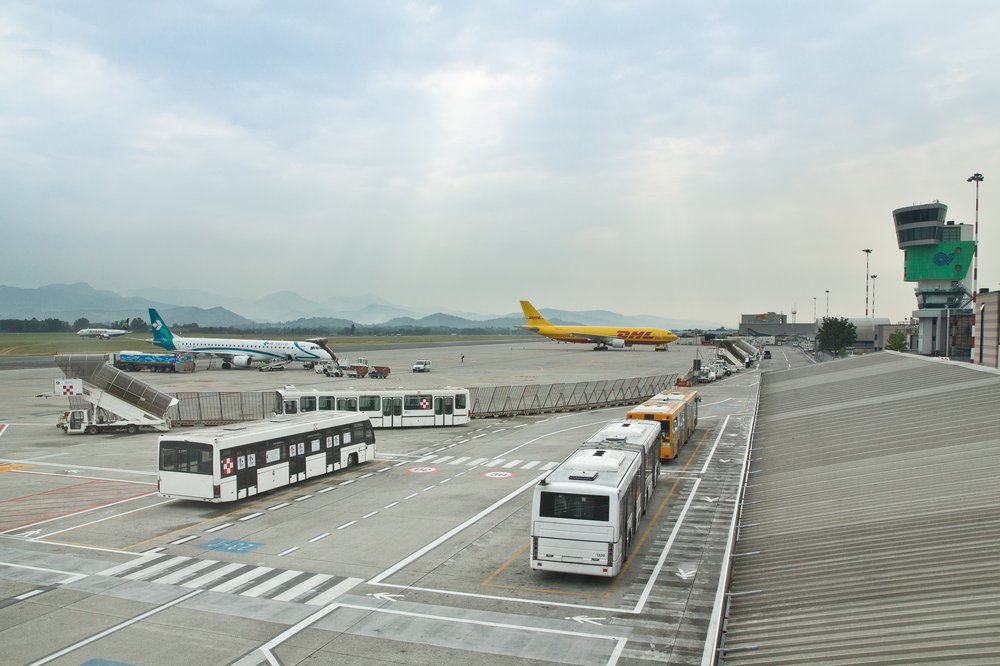 Vorfeld Apron Bergamo Airport