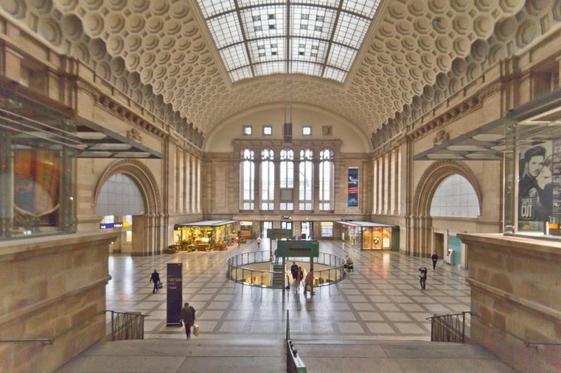 Hauptbahnhof Leipzig Bahnhofshalle