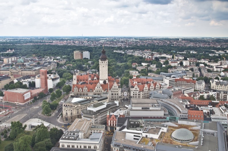 Aussicht City Hochhaus Leipzig