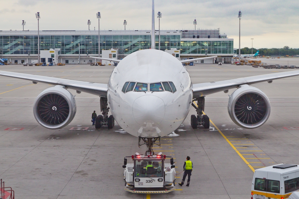 Boeing 777 Flughafen München Airport