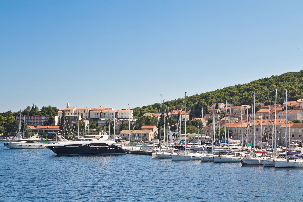 Hafen Korsula Kroatien Kreuzfahrt MS Europa 2