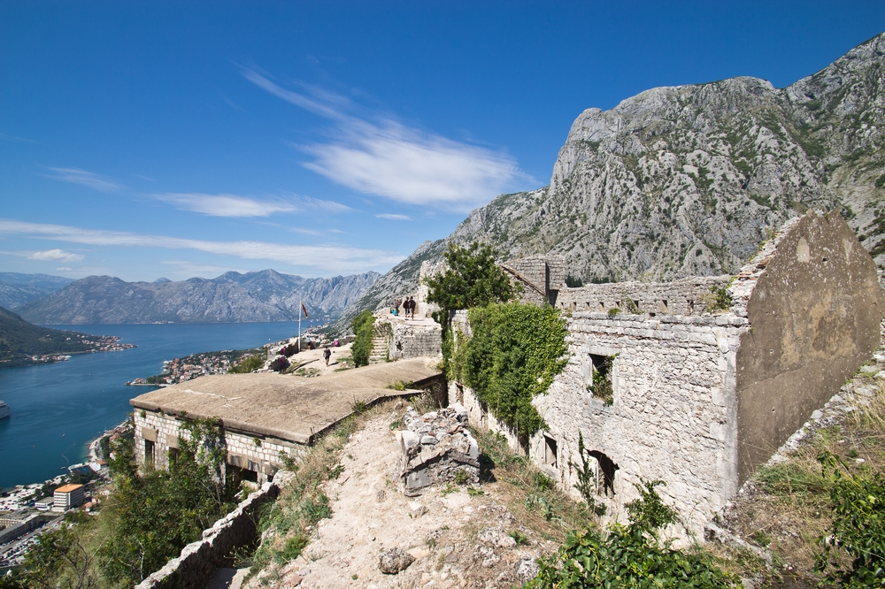 Aussicht Burg Kotor Montenegro MS Europa 2