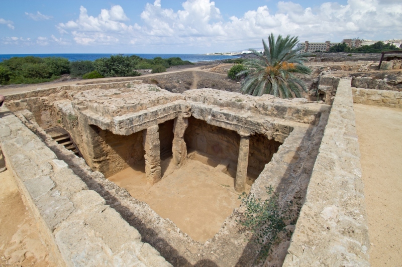 Paphos Zypern Königsgräber Nea Paphos Tombs of the kings