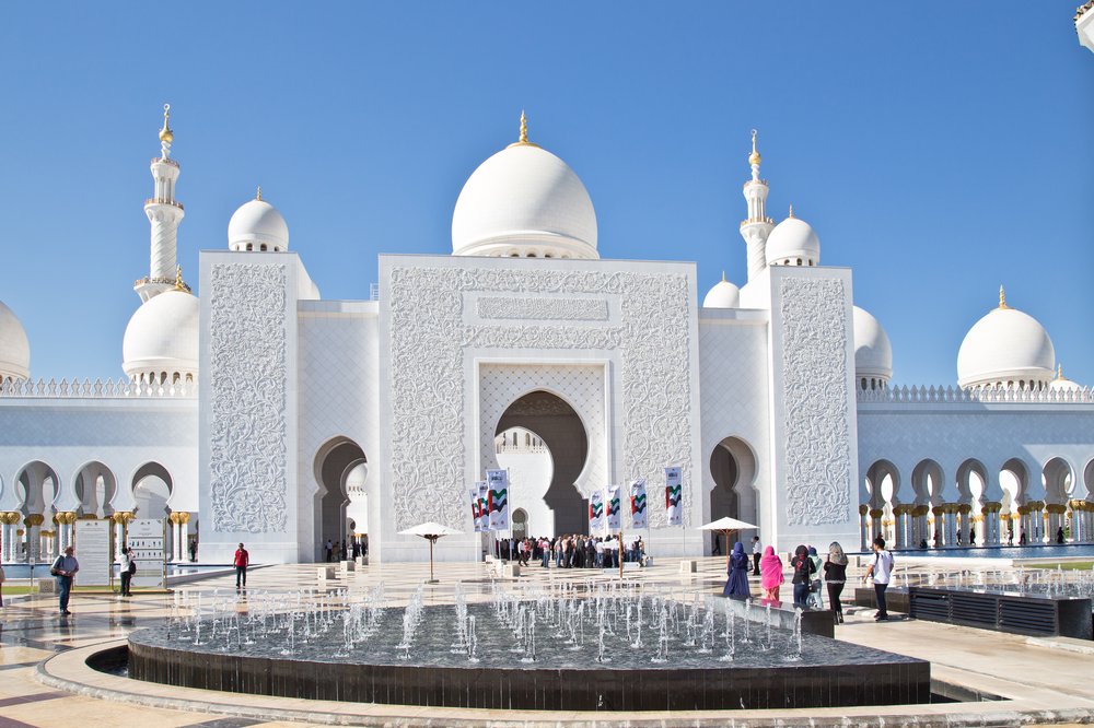 Scheich Zayid Moschee Abu Dhabi Reisebericht Vae Duabi