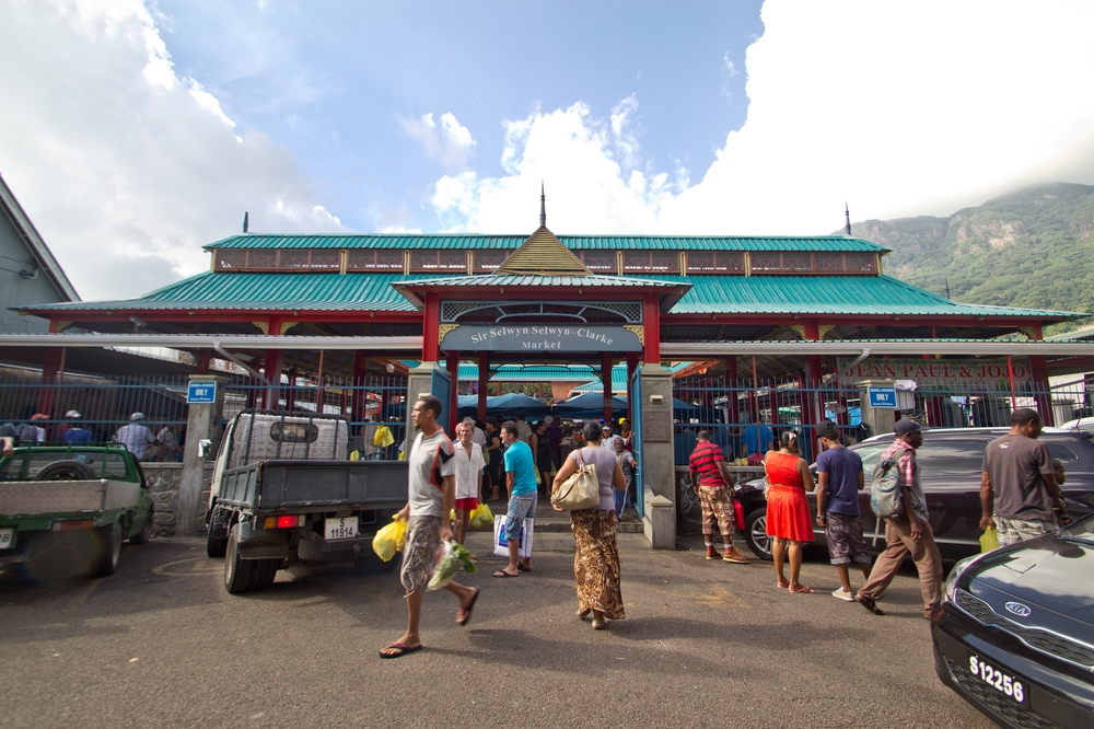 Markt Victoria Hauptstadt Seychellen Kreuzfahrt