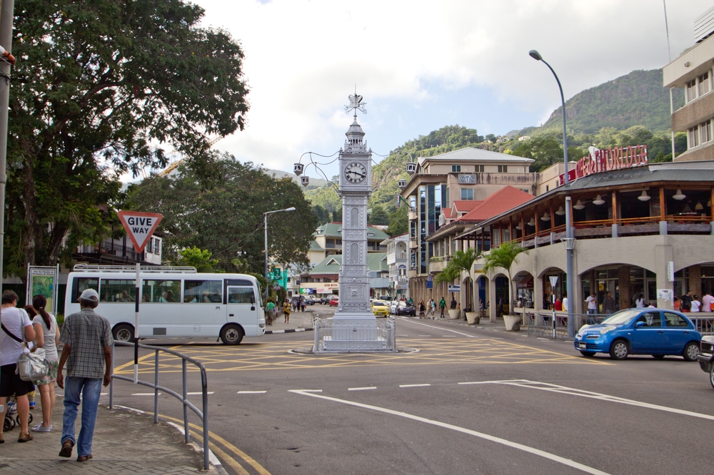Clock Tower Victoria Hauptstadt Seychellen Kreuzfahrt