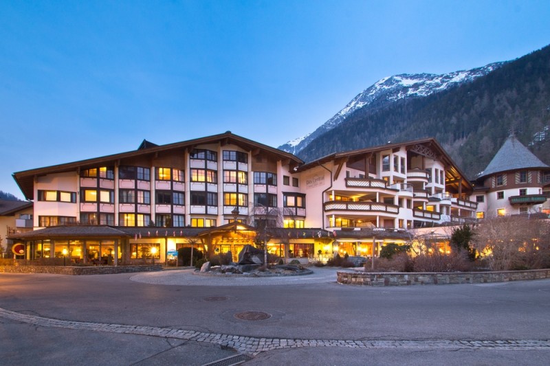 Hotel Das Central Sölden Wellness Außen