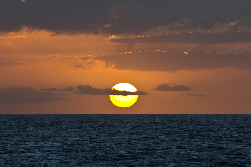 Sonnenuntergang Sea Cloud II