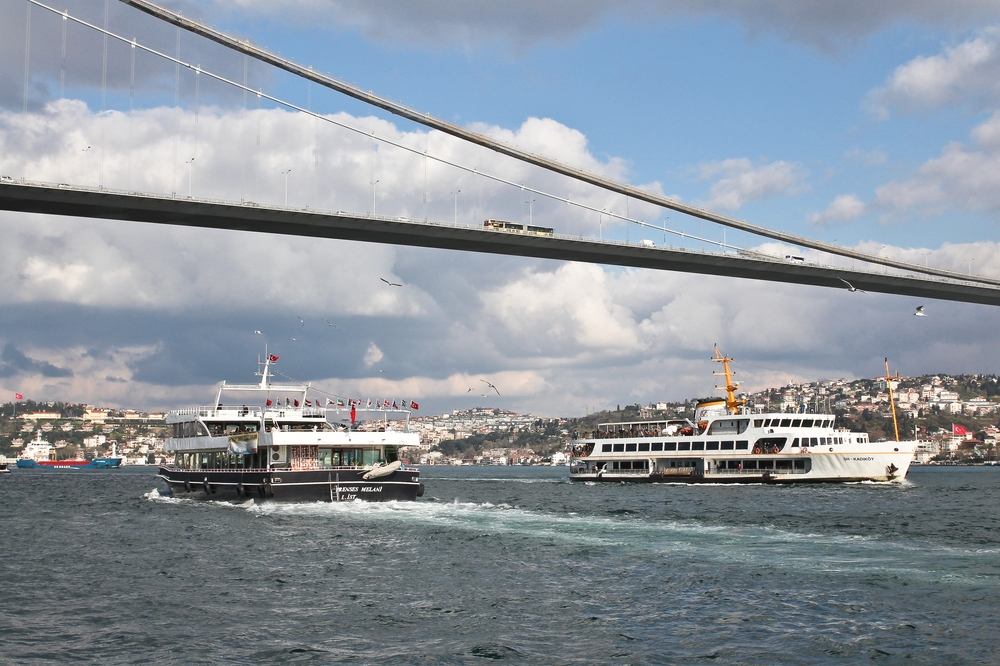 Bosporus Schiffe Schwarzes Meer Istanbul