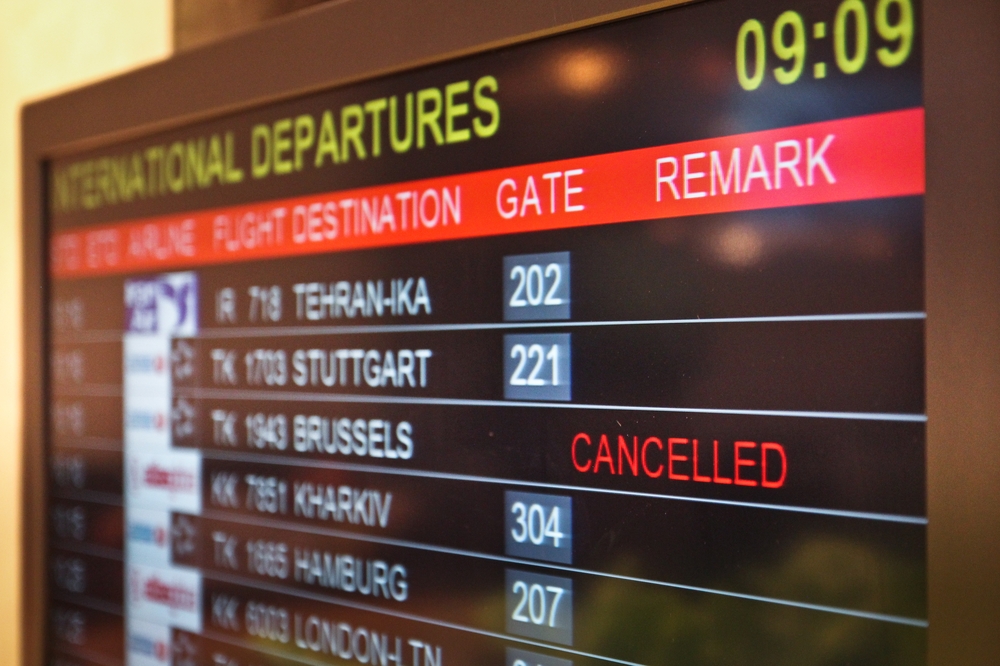 Flughafen Airport Brüssel Zaventem cancelled 