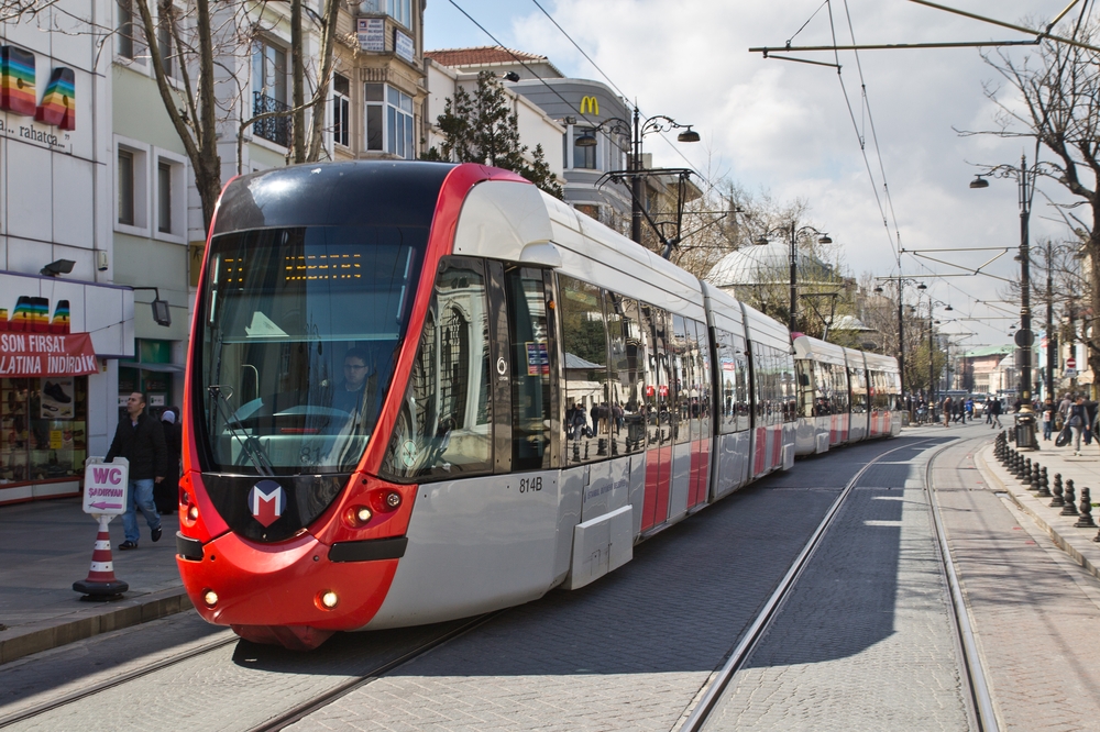 Tram Straßenbahn Istanbul Reise