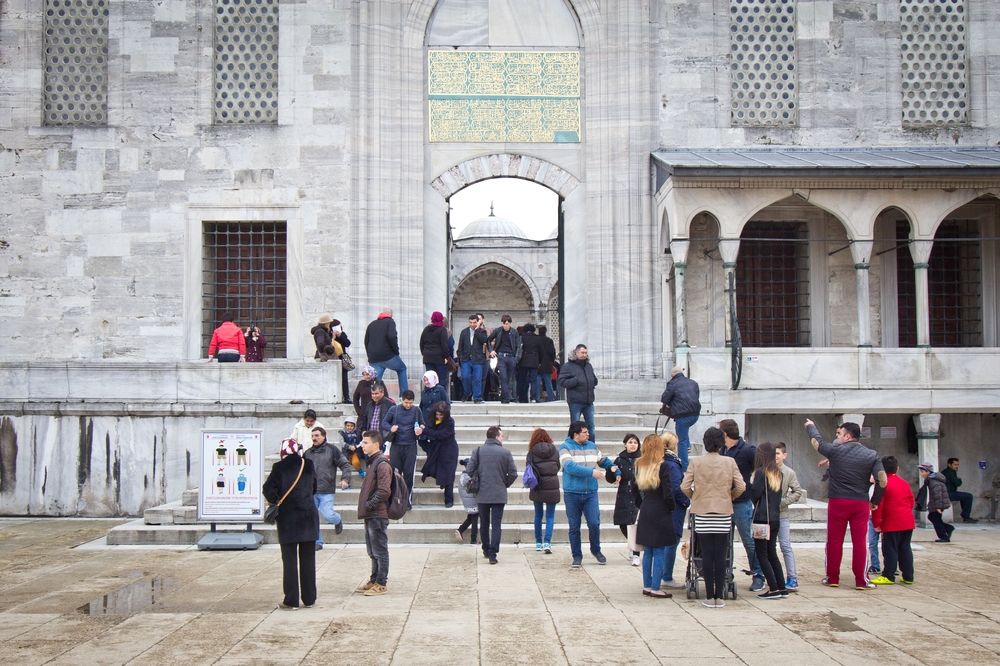 Blaue Moschee Istanbul Reise Sightseeing Sehenwürdigkeit