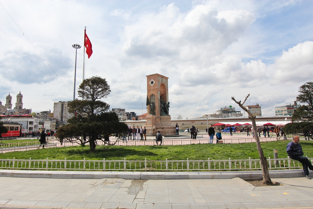 Denkmal der Republik Istanbul Taksim Platz