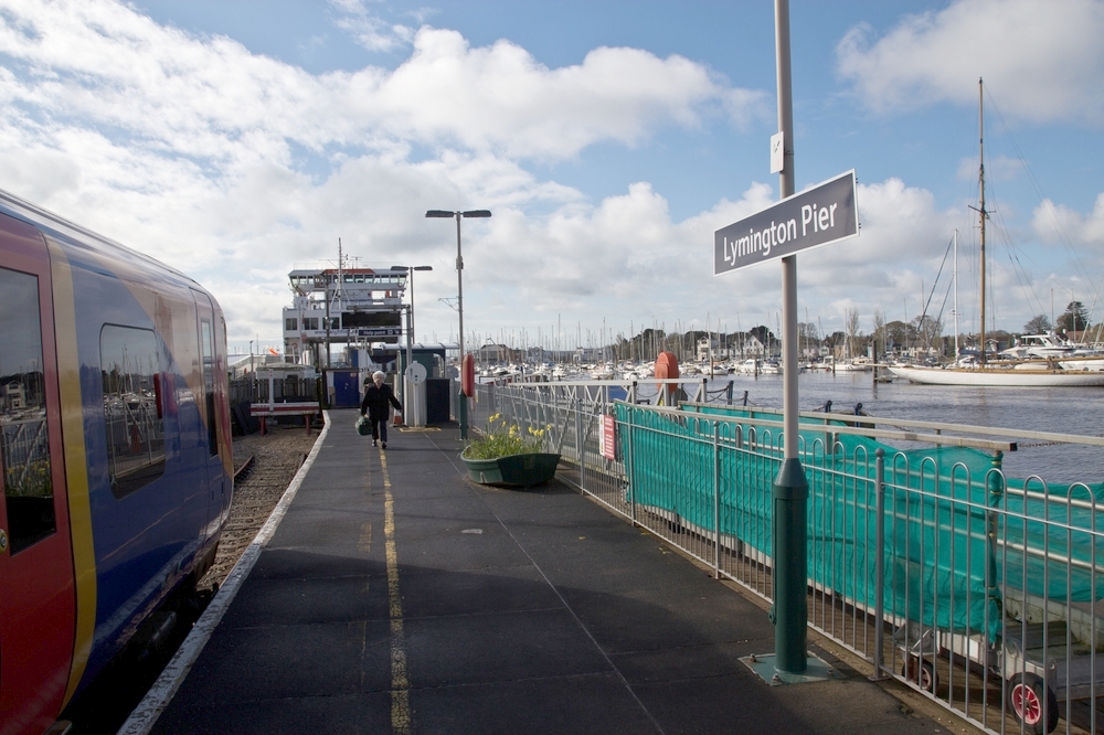 Railway Station Lymington Pier Isle of Wight