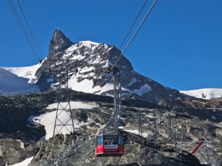 Pendelbahn Klein Matterhorn Gondel