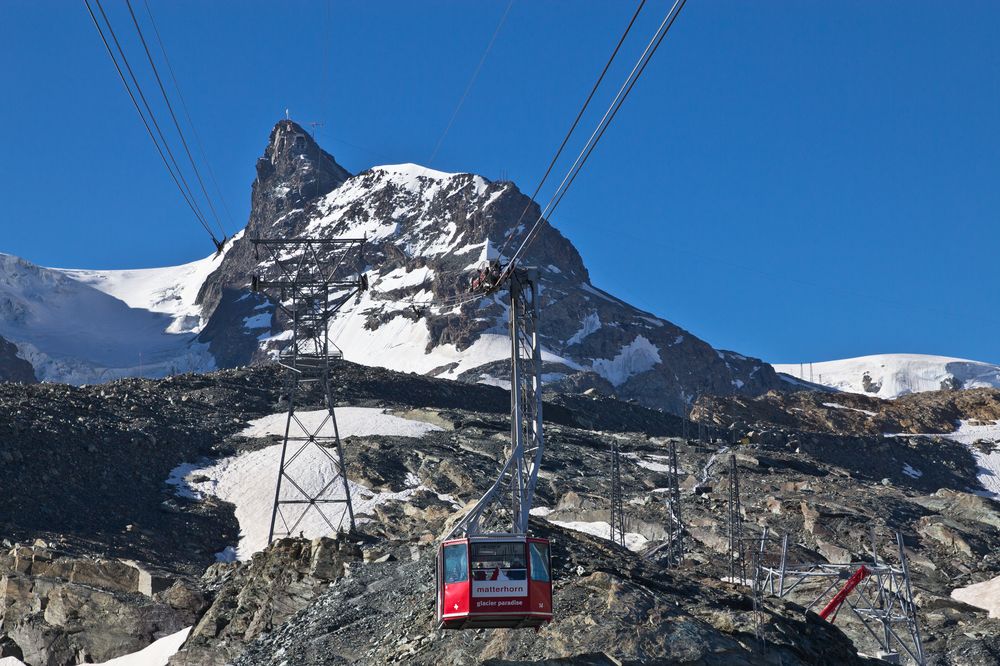 Pendelbahn Klein Matterhorn Gondel