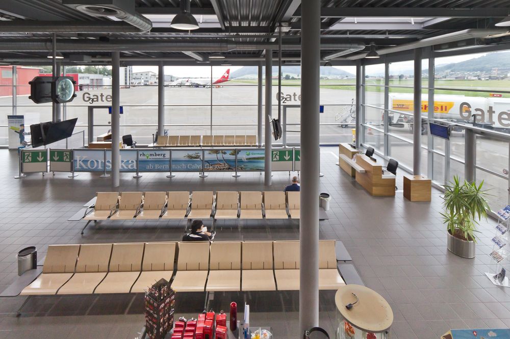 Gate Flugsteig Flughafen Bern-Belp