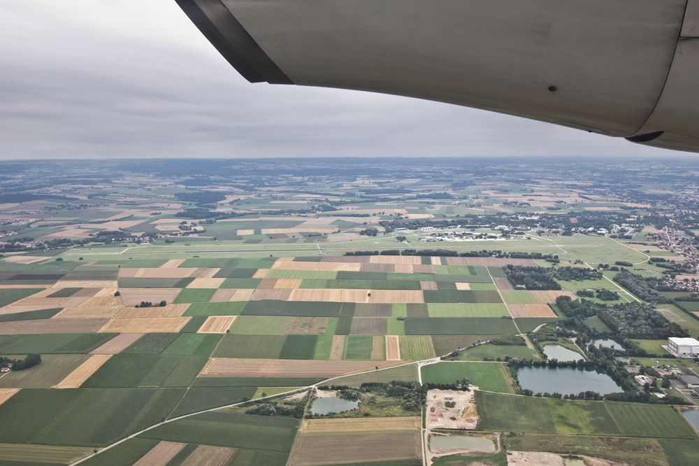 Luftbild Flughafen Erding
