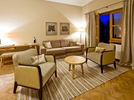 Tegernsee Hotel Bachmair Weissach Classic Suite Wohnzimmer