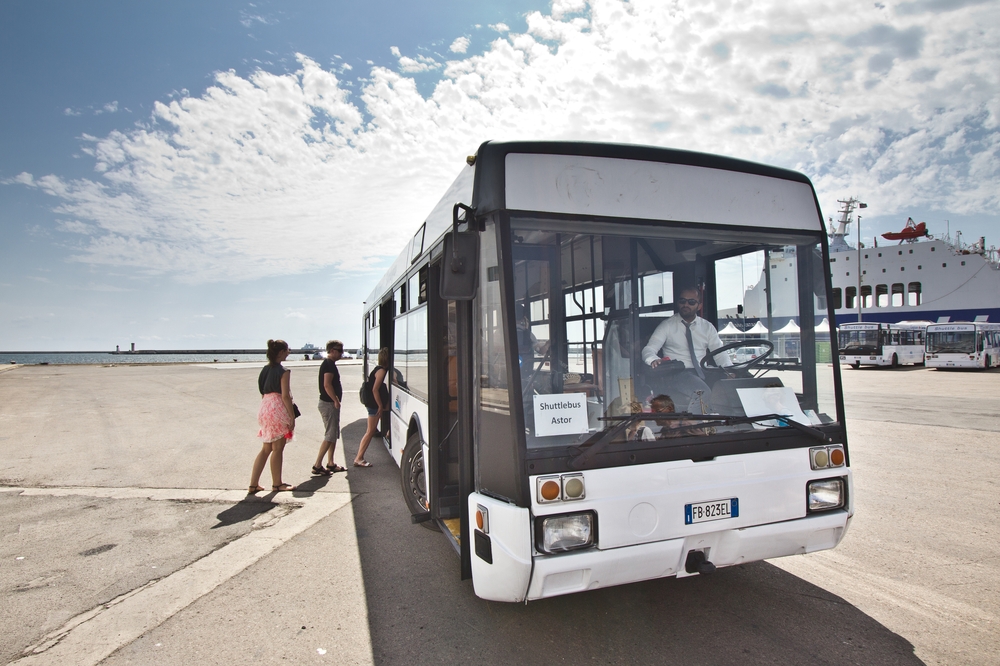 Bus Hafen Cagliari