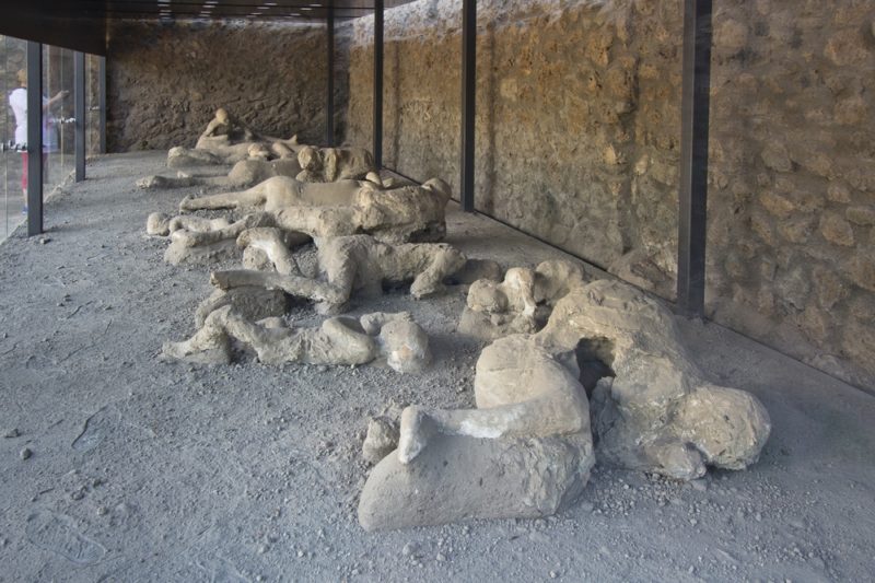 Pompeji Tote Menschen Leiche
