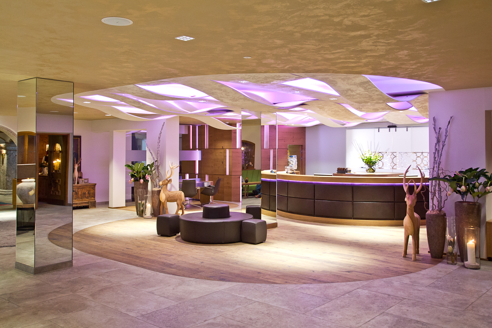Hotel Sölden Luxus Fünf Sterne Lobby