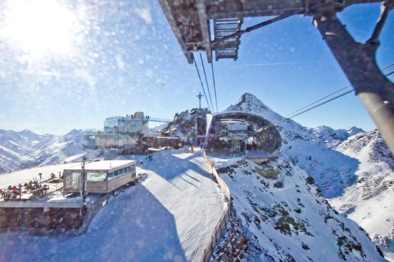 Seilbahn Gaislachkoglbahn Bergstation