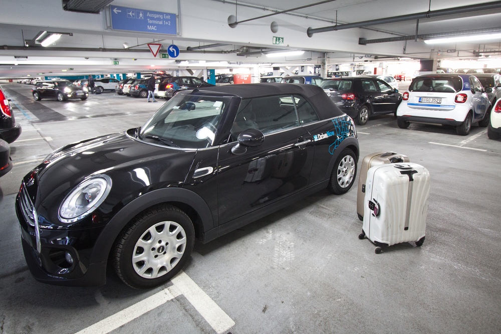 DriveNow Mini Carsharing Flughafen München
