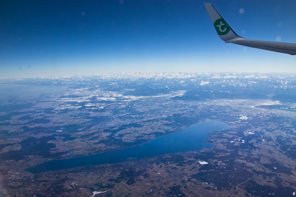 Starnberger See Luftbild Flugzeug