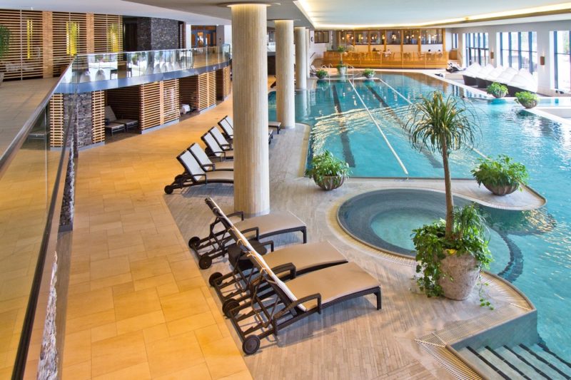 Wellness Spa Pool Interalpen-Hotel Tyrol