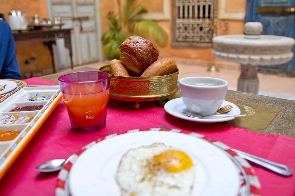 Riad Armelle Hotel Marrakesch Frühstück