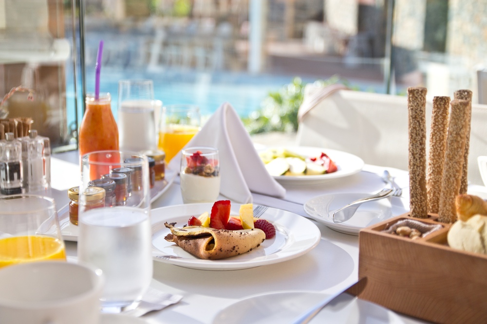 Frühstück Kreta Hotel Daios Cove Luxus
