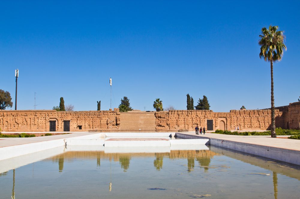 El Badi Palace Marrakesch Ruinen Sehenswürdigkeit
