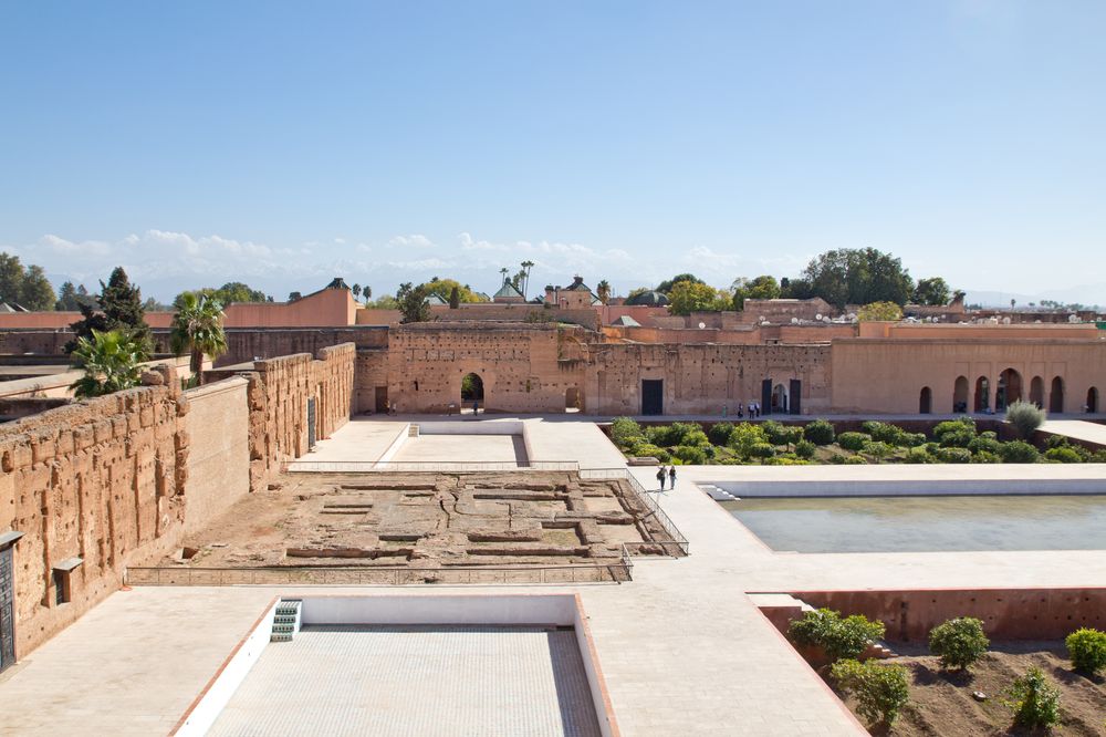 El Badi Palace Marrakesch Ruinen Sehenswürdigkeit